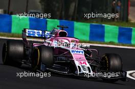 Nicholas Latifi (CDN) Sahara Force India F1 VJM11 Development Driver. 31.07.2018. Formula 1 Testing, Budapest, Hungary.