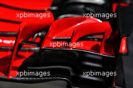 Ferrari SF71H front wing detail. 31.07.2018. Formula 1 Testing, Budapest, Hungary.