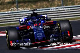 Pierre Gasly (FRA) Scuderia Toro Rosso STR13. 01.08.2018. Formula 1 Testing, Budapest, Hungary.