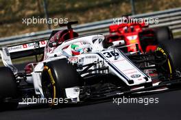 Antonio Giovinazzi (ITA) Sauber C37 Test Driver. 01.08.2018. Formula 1 Testing, Budapest, Hungary.