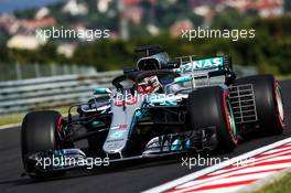 George Russell (GBR) Mercedes AMG F1 W09 Reserve Driver. 01.08.2018. Formula 1 Testing, Budapest, Hungary.