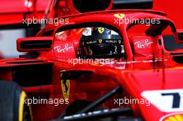 Kimi Raikkonen (FIN) Ferrari SF71H. 01.08.2018. Formula 1 Testing, Budapest, Hungary.