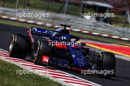 Pierre Gasly (FRA) Scuderia Toro Rosso STR13. 01.08.2018. Formula 1 Testing, Budapest, Hungary.