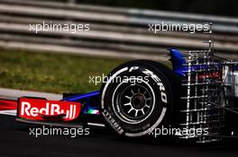 Sean Gelael (IDN) Scuderia Toro Rosso STR13 Test Driver - front wing and sensor equipment. 01.08.2018. Formula 1 Testing, Budapest, Hungary.