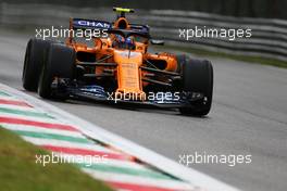 Lando Norris (GBR) McLaren Honda  31.08.2018. Formula 1 World Championship, Rd 14, Italian Grand Prix, Monza, Italy, Practice Day.