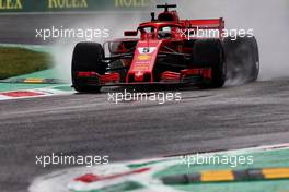 Sebastian Vettel (GER) Ferrari SF71H. 31.08.2018. Formula 1 World Championship, Rd 14, Italian Grand Prix, Monza, Italy, Practice Day.