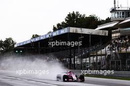 Esteban Ocon (FRA) Racing Point Force India F1 VJM11. 31.08.2018. Formula 1 World Championship, Rd 14, Italian Grand Prix, Monza, Italy, Practice Day.
