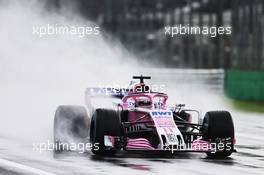 Sergio Perez (MEX) Racing Point Force India F1 VJM11. 31.08.2018. Formula 1 World Championship, Rd 14, Italian Grand Prix, Monza, Italy, Practice Day.