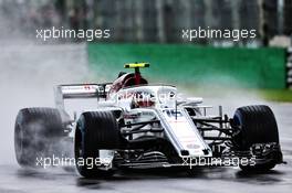 Charles Leclerc (MON) Sauber F1 Team C37. 31.08.2018. Formula 1 World Championship, Rd 14, Italian Grand Prix, Monza, Italy, Practice Day.