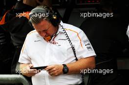 Zak Brown (USA) McLaren Executive Director. 31.08.2018. Formula 1 World Championship, Rd 14, Italian Grand Prix, Monza, Italy, Practice Day.