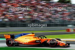 Stoffel Vandoorne (BEL) McLaren MCL33. 31.08.2018. Formula 1 World Championship, Rd 14, Italian Grand Prix, Monza, Italy, Practice Day.