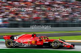 Kimi Raikkonen (FIN) Ferrari SF71H. 31.08.2018. Formula 1 World Championship, Rd 14, Italian Grand Prix, Monza, Italy, Practice Day.
