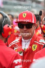 Kimi Raikkonen (FIN) Ferrari SF71H.02.09.2018. Formula 1 World Championship, Rd 14, Italian Grand Prix, Monza, Italy, Race Day.
