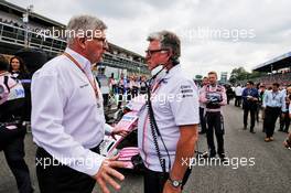Ross Brawn (GBR) Managing Director, Motor Sports with Otmar Szafnauer (USA) Racing Point Force India F1 Team Principal and CEO on the grid. 02.09.2018. Formula 1 World Championship, Rd 14, Italian Grand Prix, Monza, Italy, Race Day.