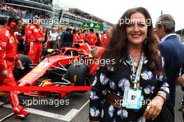 Angela Missoni (ITA) Missoni Creative Director and President on the grid. 02.09.2018. Formula 1 World Championship, Rd 14, Italian Grand Prix, Monza, Italy, Race Day.