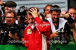 Kimi Raikkonen (FIN) Ferrari in parc ferme. 02.09.2018. Formula 1 World Championship, Rd 14, Italian Grand Prix, Monza, Italy, Race Day.