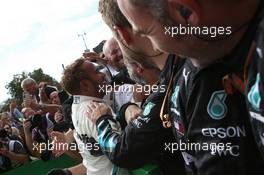 1st place Lewis Hamilton (GBR) Mercedes AMG F1 W09. 02.09.2018. Formula 1 World Championship, Rd 14, Italian Grand Prix, Monza, Italy, Race Day.