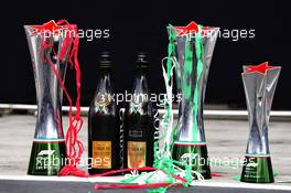 Carbon champagne and winning tropies for Mercedes AMG F1. 02.09.2018. Formula 1 World Championship, Rd 14, Italian Grand Prix, Monza, Italy, Race Day.