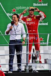 Felipe Massa (BRA) on the podium. 02.09.2018. Formula 1 World Championship, Rd 14, Italian Grand Prix, Monza, Italy, Race Day.