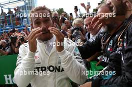 1st place Lewis Hamilton (GBR) Mercedes AMG F1 W09. 02.09.2018. Formula 1 World Championship, Rd 14, Italian Grand Prix, Monza, Italy, Race Day.