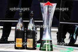 Carbon champagne and winning trophy for Mercedes AMG F1. 02.09.2018. Formula 1 World Championship, Rd 14, Italian Grand Prix, Monza, Italy, Race Day.
