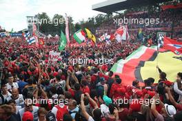 fans track invation during the podium. 02.09.2018. Formula 1 World Championship, Rd 14, Italian Grand Prix, Monza, Italy, Race Day.