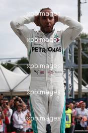 1st place Lewis Hamilton (GBR) Mercedes AMG F1 W09. 02.09.2018. Formula 1 World Championship, Rd 14, Italian Grand Prix, Monza, Italy, Race Day.