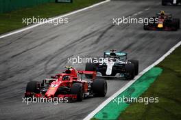 Kimi Raikkonen (FIN) Ferrari SF71H. 02.09.2018. Formula 1 World Championship, Rd 14, Italian Grand Prix, Monza, Italy, Race Day.