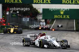 Charles Leclerc (MON) Sauber F1 Team C37. 02.09.2018. Formula 1 World Championship, Rd 14, Italian Grand Prix, Monza, Italy, Race Day.