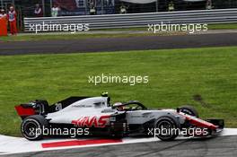 Kevin Magnussen (DEN) Haas VF-18 runs wide. 02.09.2018. Formula 1 World Championship, Rd 14, Italian Grand Prix, Monza, Italy, Race Day.