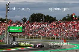Sergio Perez (MEX) Racing Point Force India F1 VJM11. 02.09.2018. Formula 1 World Championship, Rd 14, Italian Grand Prix, Monza, Italy, Race Day.