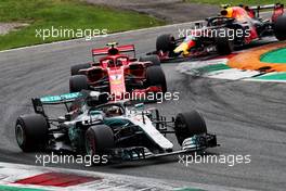 Lewis Hamilton (GBR) Mercedes AMG F1 W09. 02.09.2018. Formula 1 World Championship, Rd 14, Italian Grand Prix, Monza, Italy, Race Day.