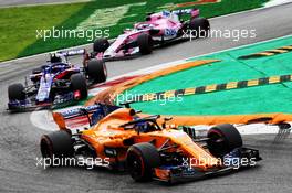 Fernando Alonso (ESP) McLaren MCL33. 02.09.2018. Formula 1 World Championship, Rd 14, Italian Grand Prix, Monza, Italy, Race Day.