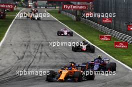 Fernando Alonso (ESP) McLaren MCL33. 02.09.2018. Formula 1 World Championship, Rd 14, Italian Grand Prix, Monza, Italy, Race Day.
