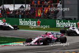 Esteban Ocon (FRA) Racing Point Force India F1 VJM11. 02.09.2018. Formula 1 World Championship, Rd 14, Italian Grand Prix, Monza, Italy, Race Day.