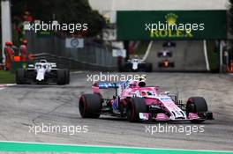 Esteban Ocon (FRA) Racing Point Force India F1 VJM11. 02.09.2018. Formula 1 World Championship, Rd 14, Italian Grand Prix, Monza, Italy, Race Day.