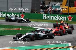 Lewis Hamilton (GBR) Mercedes AMG F1 W09. 02.09.2018. Formula 1 World Championship, Rd 14, Italian Grand Prix, Monza, Italy, Race Day.