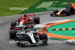 Lewis Hamilton (GBR) Mercedes AMG F1 W09. 02.09.2018. Formula 1 World Championship, Rd 14, Italian Grand Prix, Monza, Italy, Race Day.