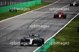 Lewis Hamilton (GBR) Mercedes AMG F1 W09. 02.09.2018. Formula 1 World Championship, Rd 14, Italian Grand Prix, Monza, Italy, Race Day.