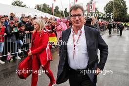 Louis Camilleri (ITA) Ferrari Chief Executive Officer. 01.09.2018. Formula 1 World Championship, Rd 14, Italian Grand Prix, Monza, Italy, Qualifying Day.