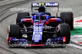 Pierre Gasly (FRA) Scuderia Toro Rosso STR13. 01.09.2018. Formula 1 World Championship, Rd 14, Italian Grand Prix, Monza, Italy, Qualifying Day.