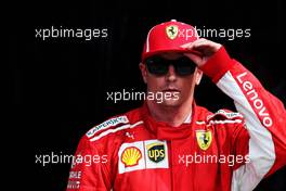 Kimi Raikkonen (FIN) Ferrari in qualifying parc ferme. 01.09.2018. Formula 1 World Championship, Rd 14, Italian Grand Prix, Monza, Italy, Qualifying Day.