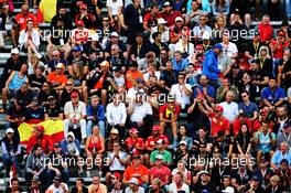 Fans in the grandstand. 01.09.2018. Formula 1 World Championship, Rd 14, Italian Grand Prix, Monza, Italy, Qualifying Day.