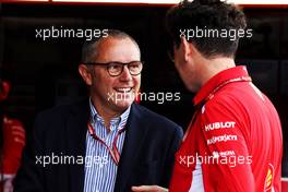 (L to R): Luca di Montezemolo (ITA) with Mattia Binotto (ITA) Ferrari Chief Technical Officer.