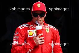 Kimi Raikkonen (FIN) Ferrari in qualifying parc ferme. 01.09.2018. Formula 1 World Championship, Rd 14, Italian Grand Prix, Monza, Italy, Qualifying Day.