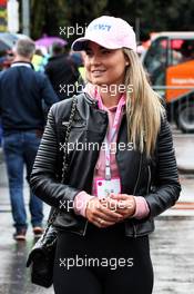 Elena Berri, guest of the Racing Point Force India F1 Team. 01.09.2018. Formula 1 World Championship, Rd 14, Italian Grand Prix, Monza, Italy, Qualifying Day.