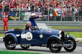 Pierre Gasly (FRA) Scuderia Toro Rosso on the drivers parade. 02.09.2018. Formula 1 World Championship, Rd 14, Italian Grand Prix, Monza, Italy, Race Day.