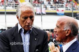 Dr. Angelo Sticchi Damiani (ITA) Aci Csai President (Right). 02.09.2018. Formula 1 World Championship, Rd 14, Italian Grand Prix, Monza, Italy, Race Day.