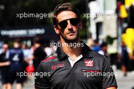 Romain Grosjean (FRA) Haas F1 Team. 30.08.2018. Formula 1 World Championship, Rd 14, Italian Grand Prix, Monza, Italy, Preparation Day.