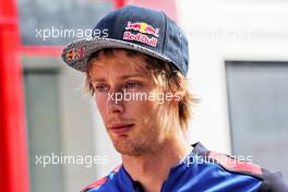 Brendon Hartley (NZL) Scuderia Toro Rosso. 30.08.2018. Formula 1 World Championship, Rd 14, Italian Grand Prix, Monza, Italy, Preparation Day.